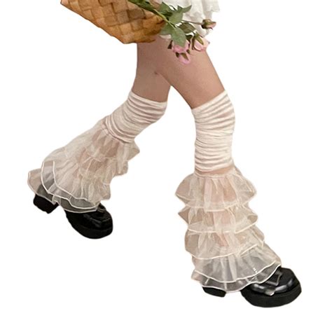 Buy TERRIFI Women Leg Warmers Ribbed Knit, Long Leg Warmer, Kawaii Y2K ...