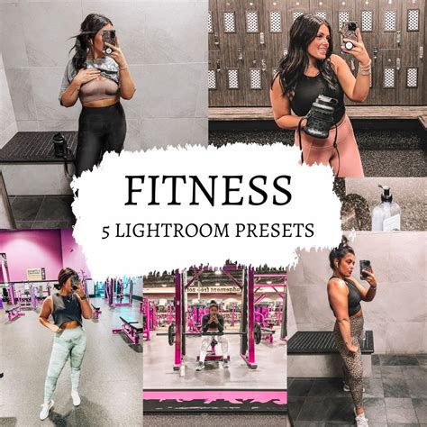 5 Fitness Gym Lightroom Mobile & Desktop Presets - Etsy