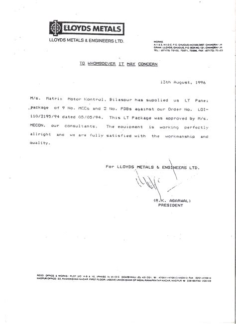 Approvals & Certificates