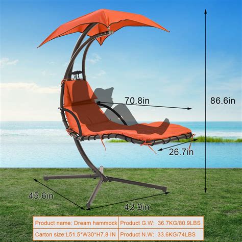 Patio Chair Hammock Stand Outdoor Chair Swings for Adults Hanging ...
