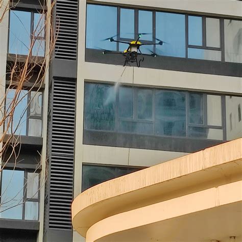 Remote Control Uav Unmanned Drone High Pressure Wall Window Cleaning ...