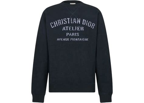 Dior "Christian Dior Atelier" Sweatshirt Navy Price in India | Culture ...