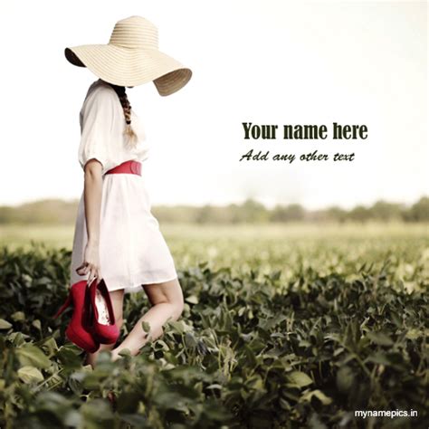 Write Your Name on Stylish Girl DP Pics For Whatsapp