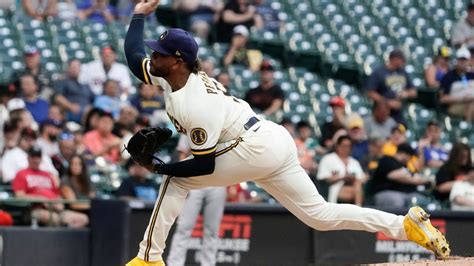Milwaukee Brewers pitcher Freddy Peralta exits start because of ...