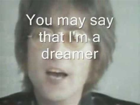 IMAGINE - John Lennon - (with LYRICS) - YouTube