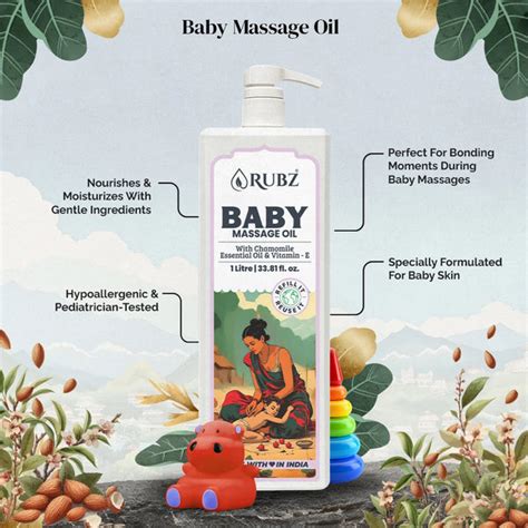 Pure Massage Oil for Baby Massage Buy Online Now – Rubz
