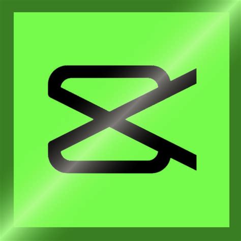 CapCut Logo Icon Lime Green