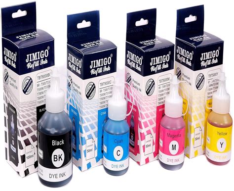 JIMIGO Ink Refill for Brother DCP-T700W, DCP-T710W Compatible T Series ...
