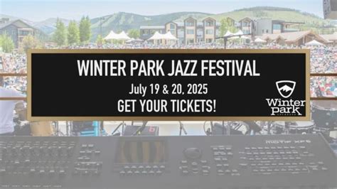 Winter Park Jazz Festival 2025 Lineup - Jul 19 - 20, 2025