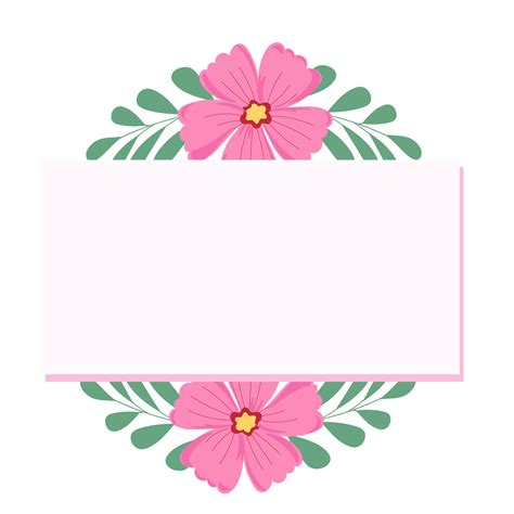 Flower label 02 22707788 Vector Art at Vecteezy