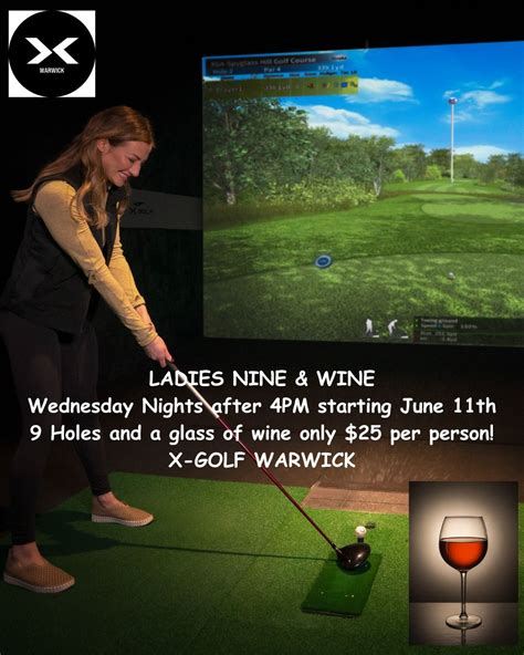 Ladies Nine & Wine at X-Golf, X-Golf Warwick, 9 July 2025 | AllEvents