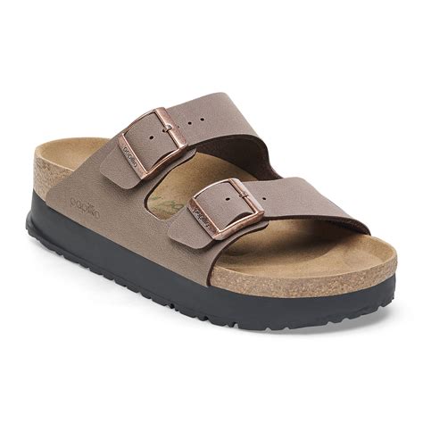 Birkenstock Women's Arizona Flex Platform Sandal Mocha Birko-Flor ...