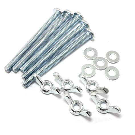Buy Pro Bamboo Kitchen 5Sets Screw Bolts with Wing Nut Zinc Plated ...
