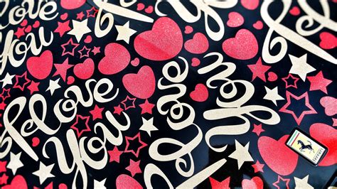 Download wallpaper 1920x1080 love, lettering, hearts, stars, paint full ...