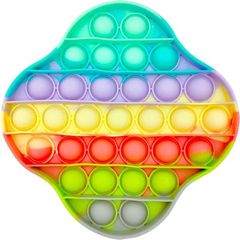 DOTFUSION Push Pop it Bubble Fidget Toy, Stress Relief and Anti-Anxiety ...