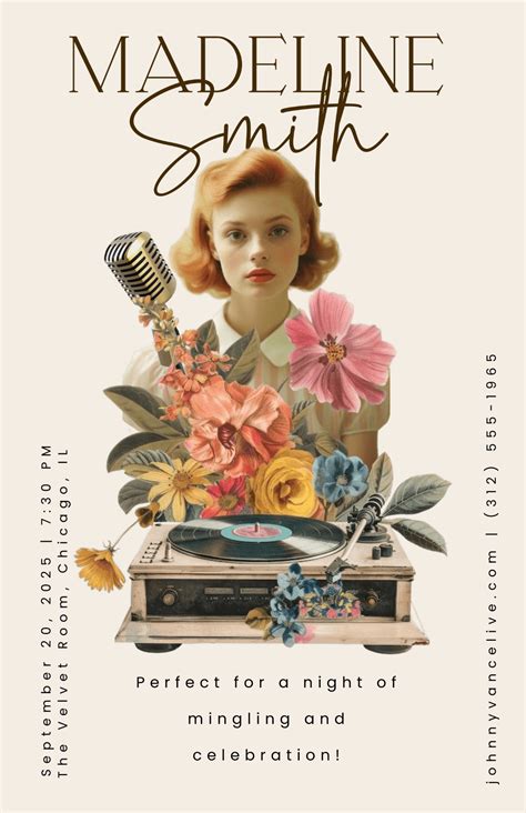 Free Concert Poster Templates, Editable and Printable