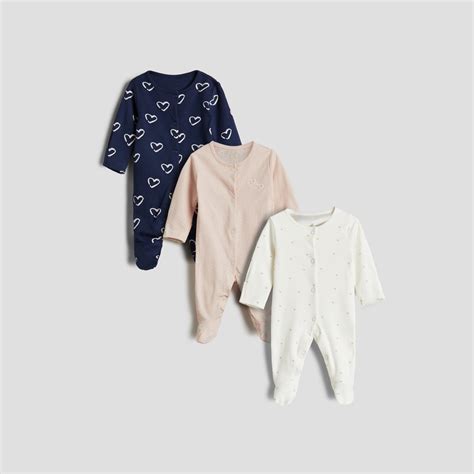 Buy Juniors Assorted Sleepsuit with Snap Button - Pack of 3 from ...