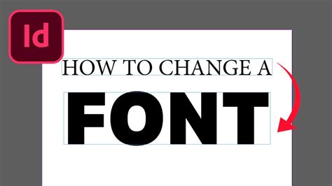 InDesign Change Font Type 的图像结果
