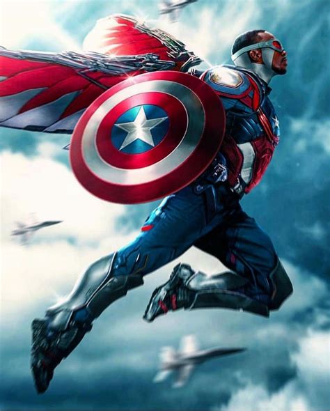 Falcon AKA Captain America | Marvel, Heróis marvel, Marvel avengers