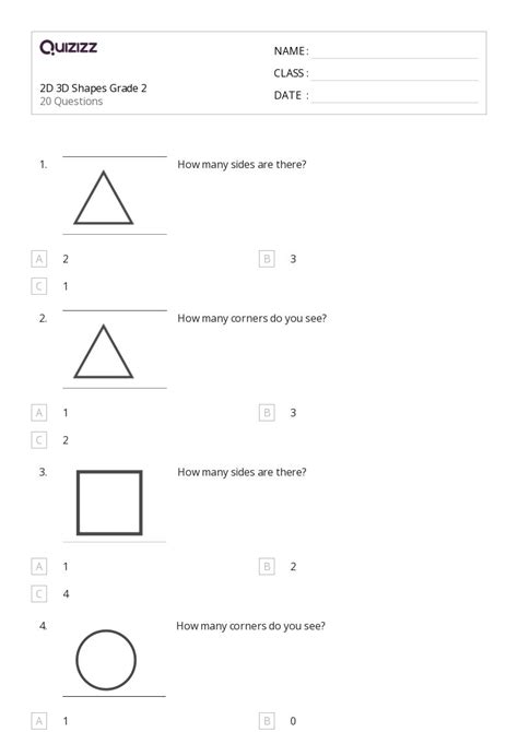 50+ 2D Shapes and Fractions worksheets for 2nd Class on Quizizz | Free ...