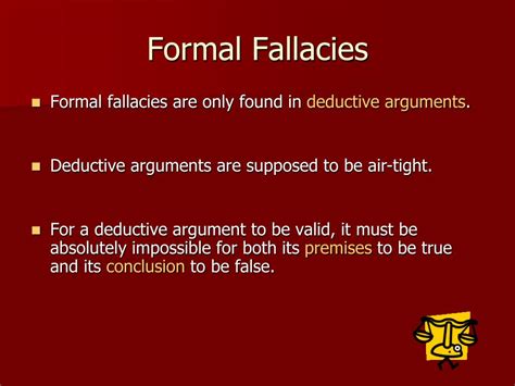 Image result for Formal Fallacies
