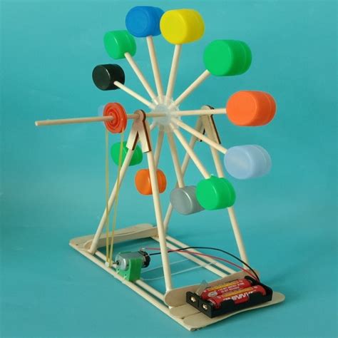DIY风力发电机科技小制作有源科学实验材料包中小学作业创作模型-阿里巴巴