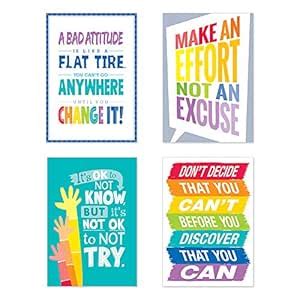 Creative Teaching Press Inspire U Painted Palette 4-Poster Pack #1 ...