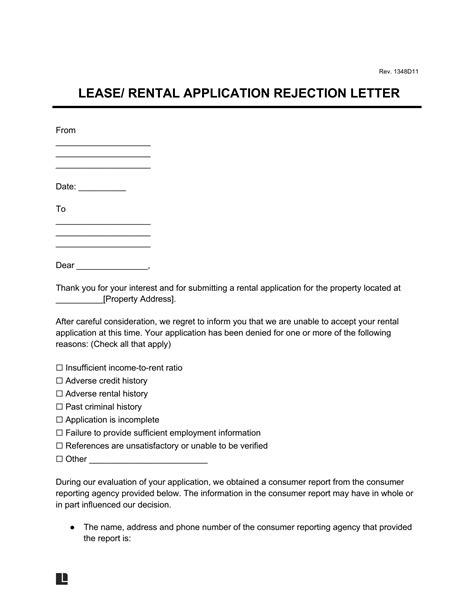 What Does A Rejection Letter Look Like at Gail Hendershot blog