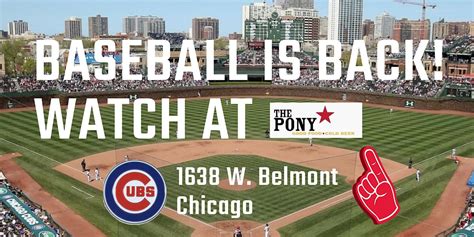 CHICAGO CUBS WATCH PARTY AT THE PONY, The Pony Inn, Chicago, 28 June ...