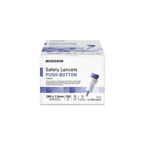McKesson 28 Gauge Safety Lancets, Sterile, 1.5mm India | Ubuy