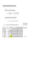 Image result for Bisection Method Using Excel