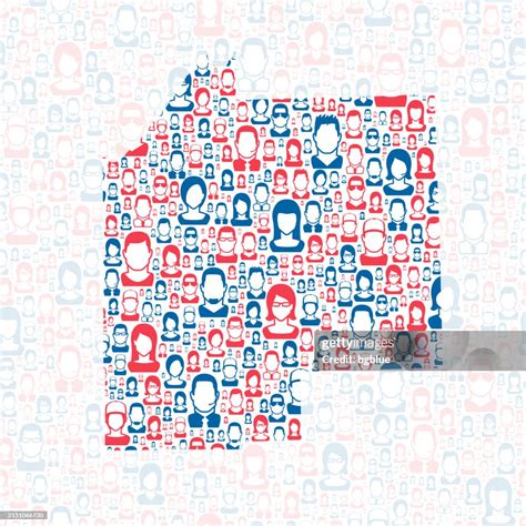 Tuscola County Michigan Map With Blue And Red People High-Res Vector Graphic - Getty Images