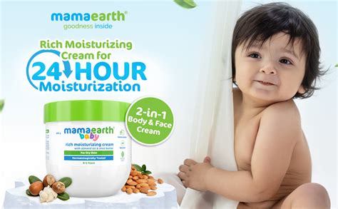 Buy Mamaearth Baby Rich Moisturizing Cream With Almond Oil & Shea ...