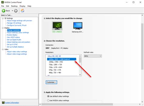 Image result for How to Customize Resolution