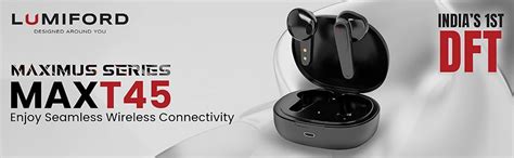 LUMIFORD Max T45 Earbuds, 40MS Low Latency, Advanced BT v5.3 with Mic ...
