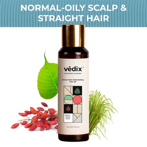 Buy Vedix Ahuta Root Strengthening Hair Oil (Berberis + Banyan) Online