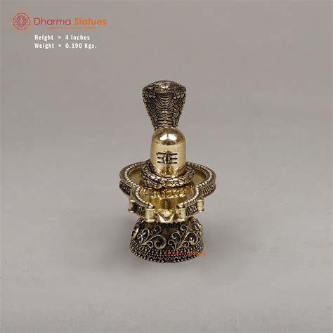 Shop Brass Shivling with Naag | Golden Finish | Affordable Price ...