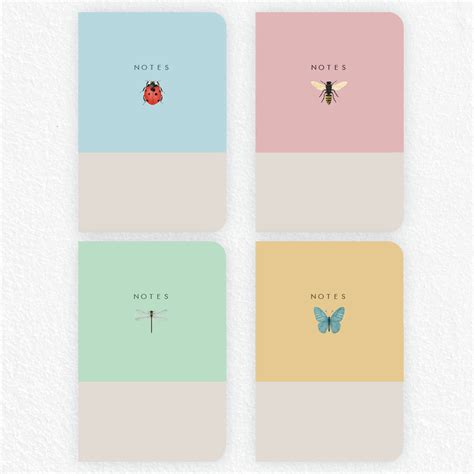 Softcover Pocket Notebooks (Set of 4) – Paper Design Co