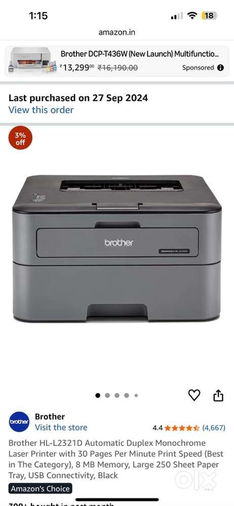 Duplex Monochrome Laser Printer with 30 Pages Per Minute - Hard Disks ...