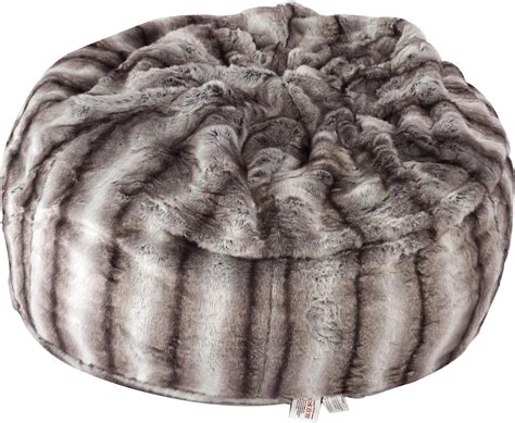 Buy Faux Fur Bean Bag Chair Luxury and Comfy Big Beanless Bag Chairs ...