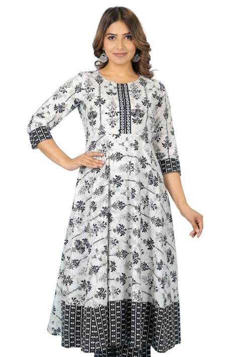 Buy Aramya Anarkali Kurta for Women | Soft Cotton Kurta for Ladies ...