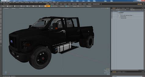 3D Ford F-650 Supertrack Pickup model | 3D Molier International
