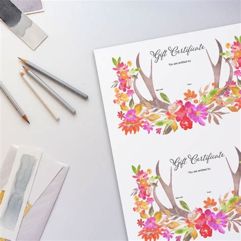 Free Printable Gift Certificates 的图像结果