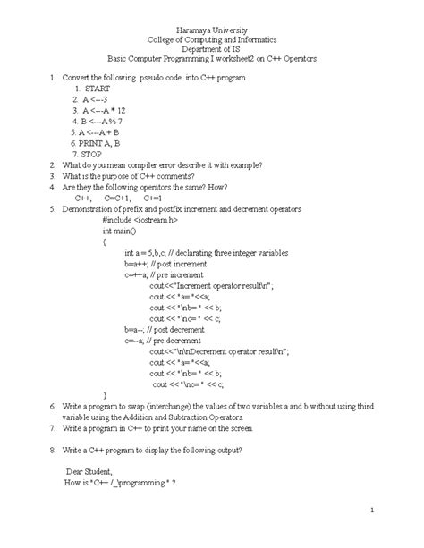 Computer Programming I Class Work 的图像结果