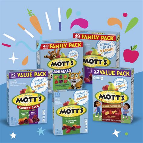 Mott's Fruit Flavored Snacks, Assorted Fruit, Gluten Free Snack, Family ...