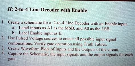 Image result for 2-To-4 Line Decoder