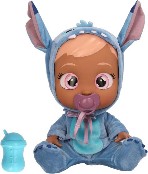 Amazon.com: Cry Babies Disney Stitch -12" Baby Doll, Stitch Themed ...