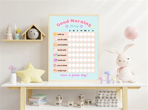 Image result for Morning Routine Behavior Chart