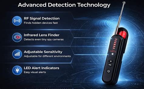 Buy Casaquin T01 Smart Hidden Device Detector & GPS Signal Scanner ...