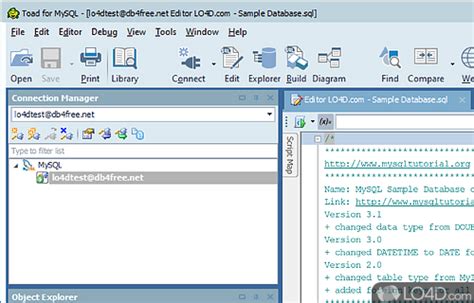 Image result for How to Write Query SQL with Toad with MySQL